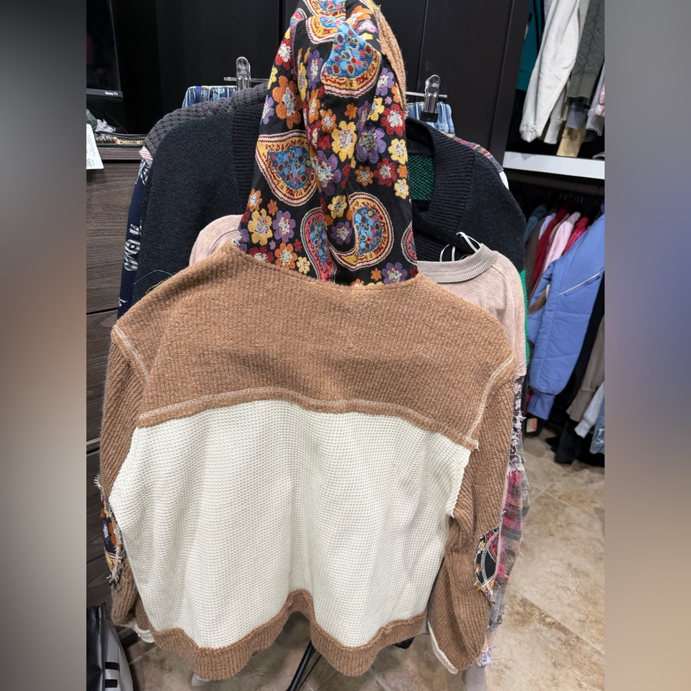 Pol Multicolor Patchwork Hoodie - image 2